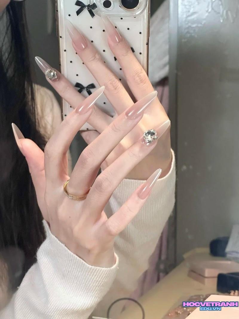 Khám phá kho ảnh nail đính đá đẹp cực đẹp