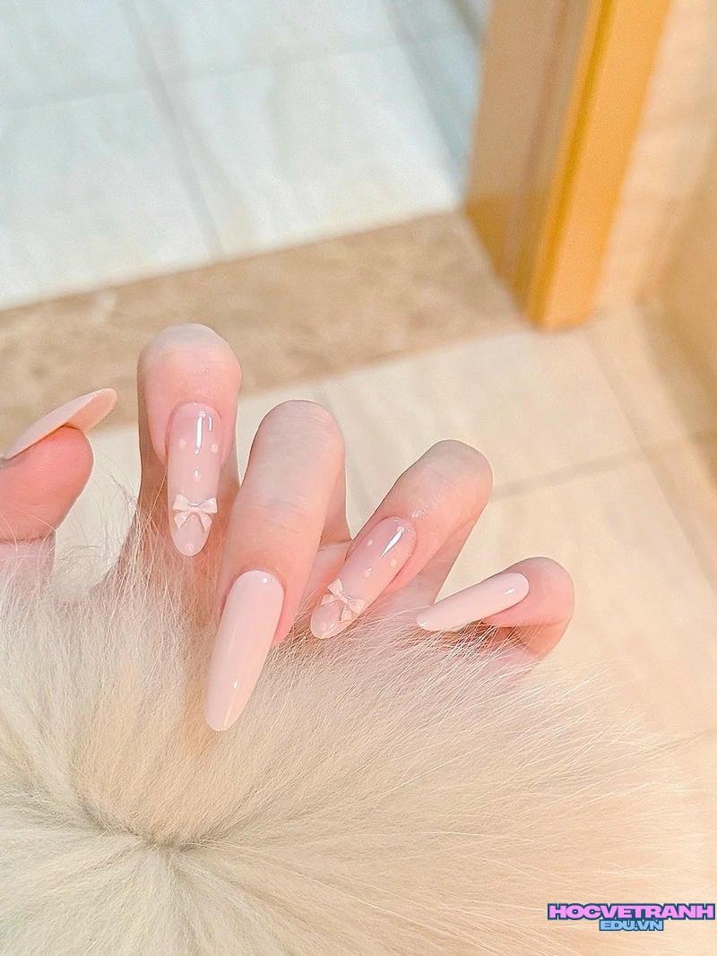Khám phá kho ảnh nail đính nơ đẹp cực đẹp