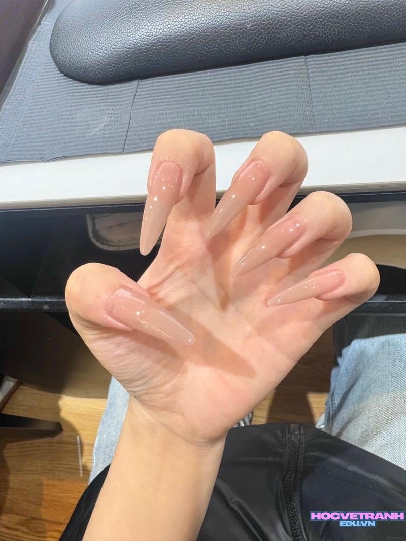Khám phá kho ảnh nail màu nude cực đẹp