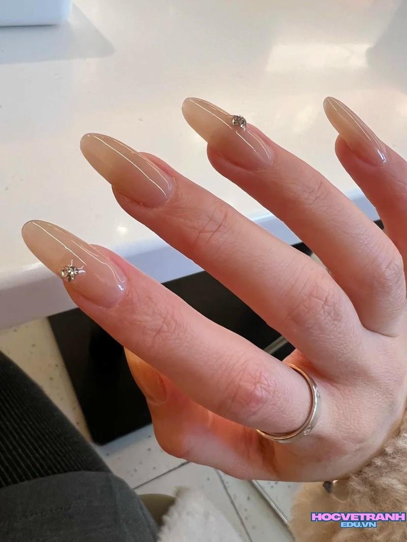 Khám phá kho ảnh nail màu nude cuốn hút