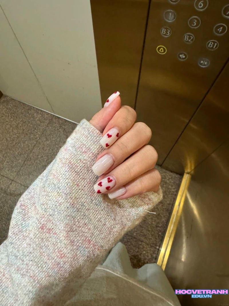 Khám phá kho ảnh nail trái tim cực đẹp