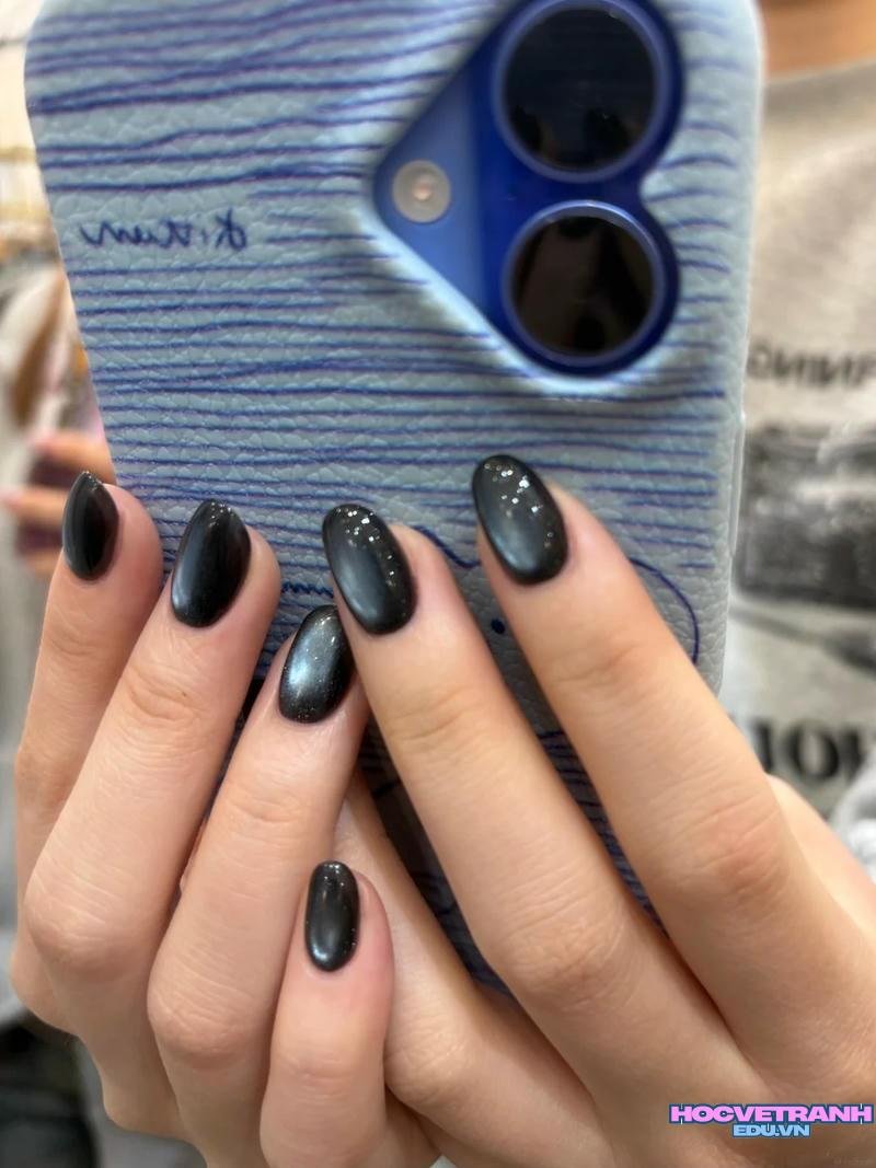 Kho ảnh nail màu đen chất lượng cao