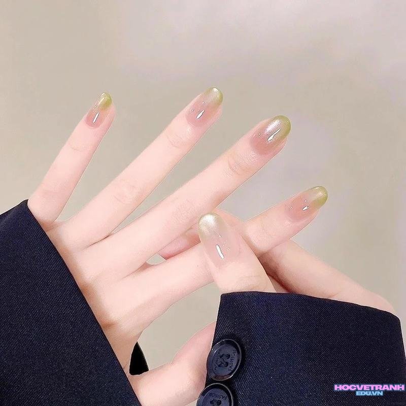 Kho ảnh nail màu xanh lá chất lượng cao
