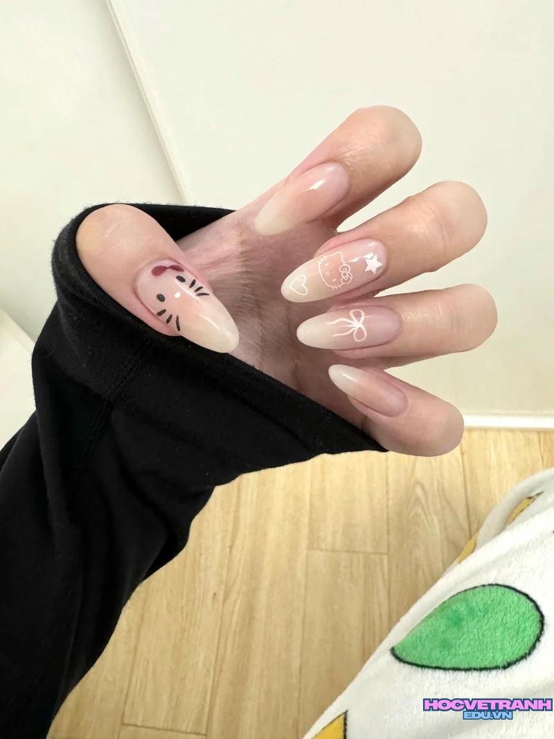 Loạt ảnh nail con mèo đẹp