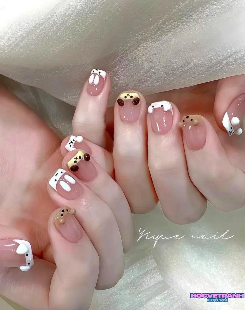 Loạt ảnh nail hình con vật đẹp