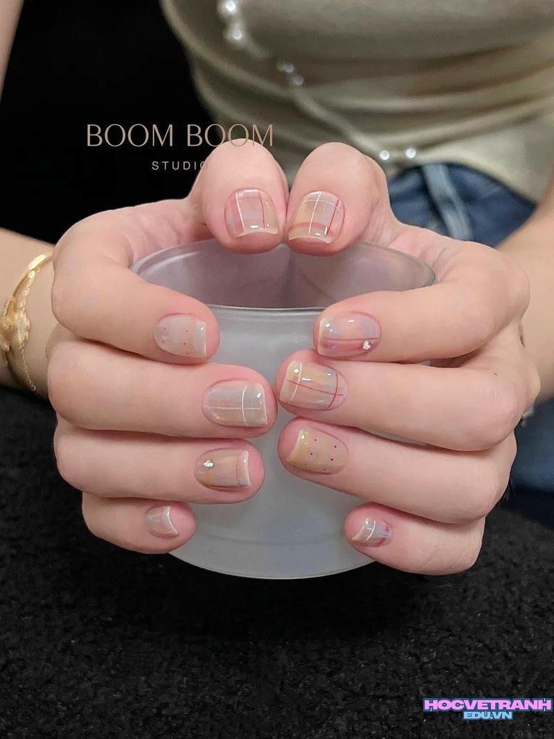 Loạt ảnh nail kẻ đẹp