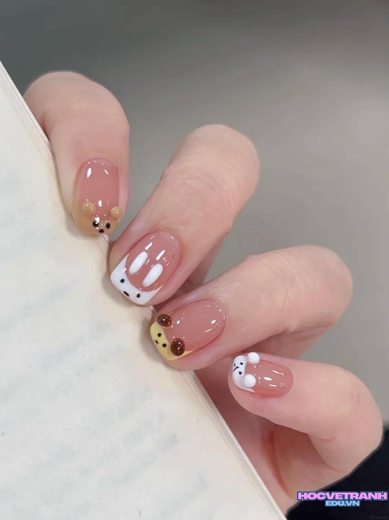Loạt ảnh nail vẽ cute đẹp