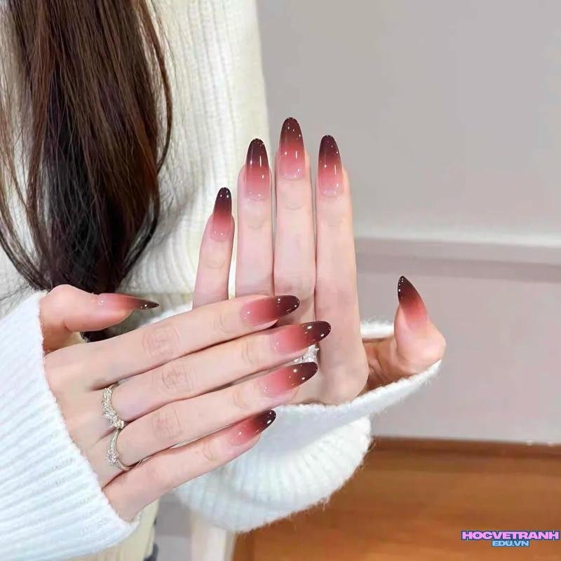 Ngắm ảnh nail đỏ đẹp hot