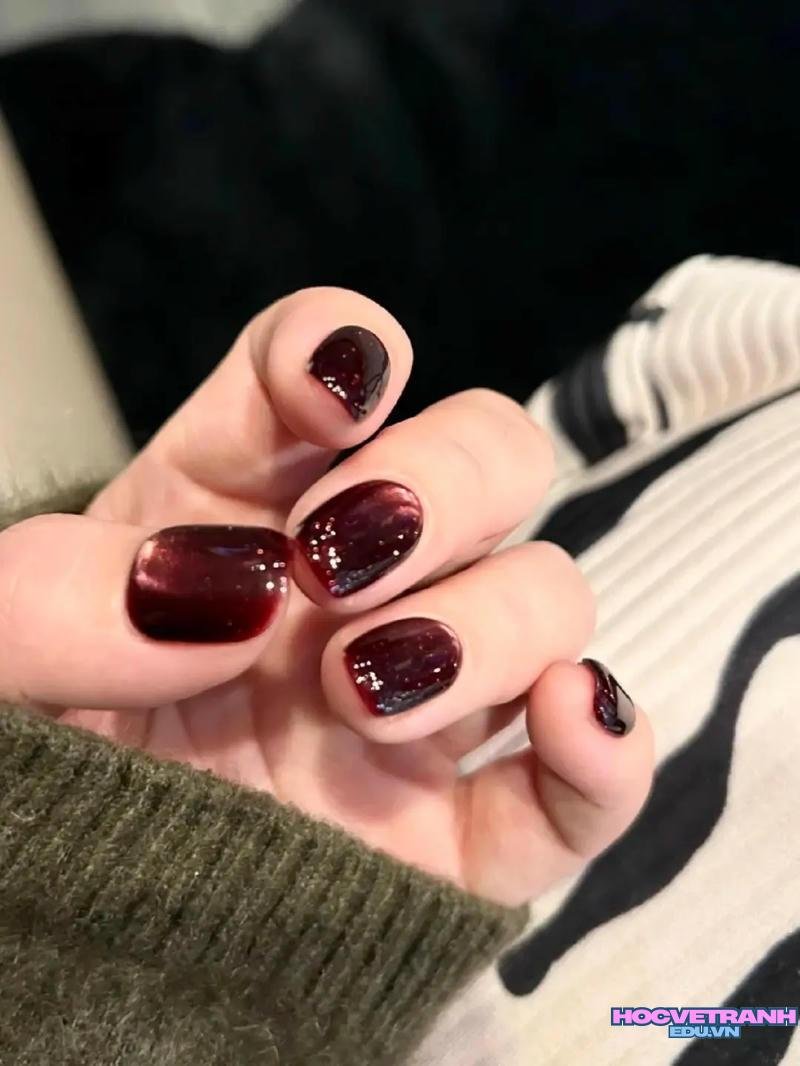 Ngắm ảnh nail mắt mèo hot