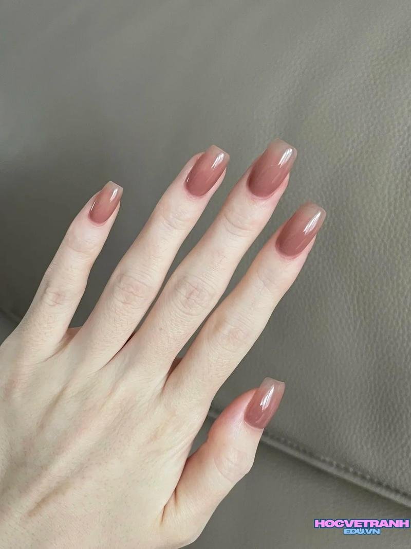 Ngắm bộ ảnh nail 1 màu mới chất lượng cao