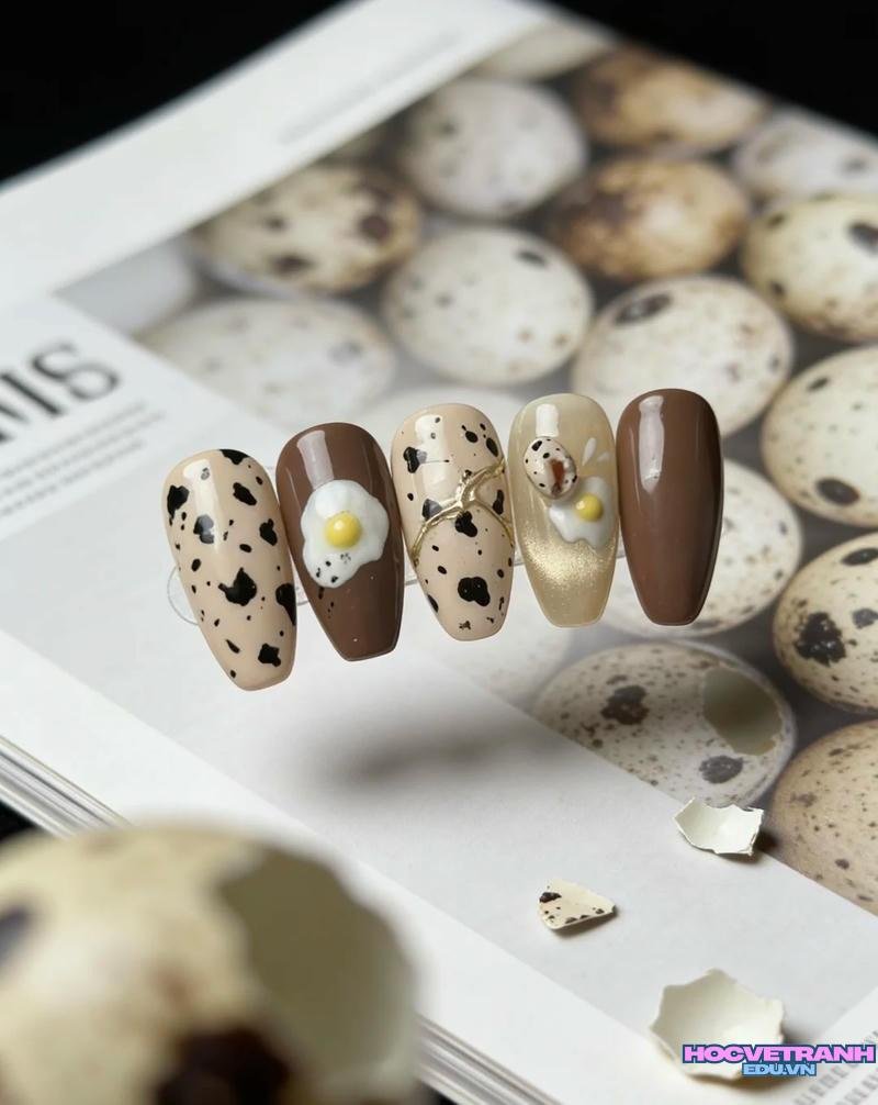 Ngắm bộ ảnh nail bò sữa cực hot