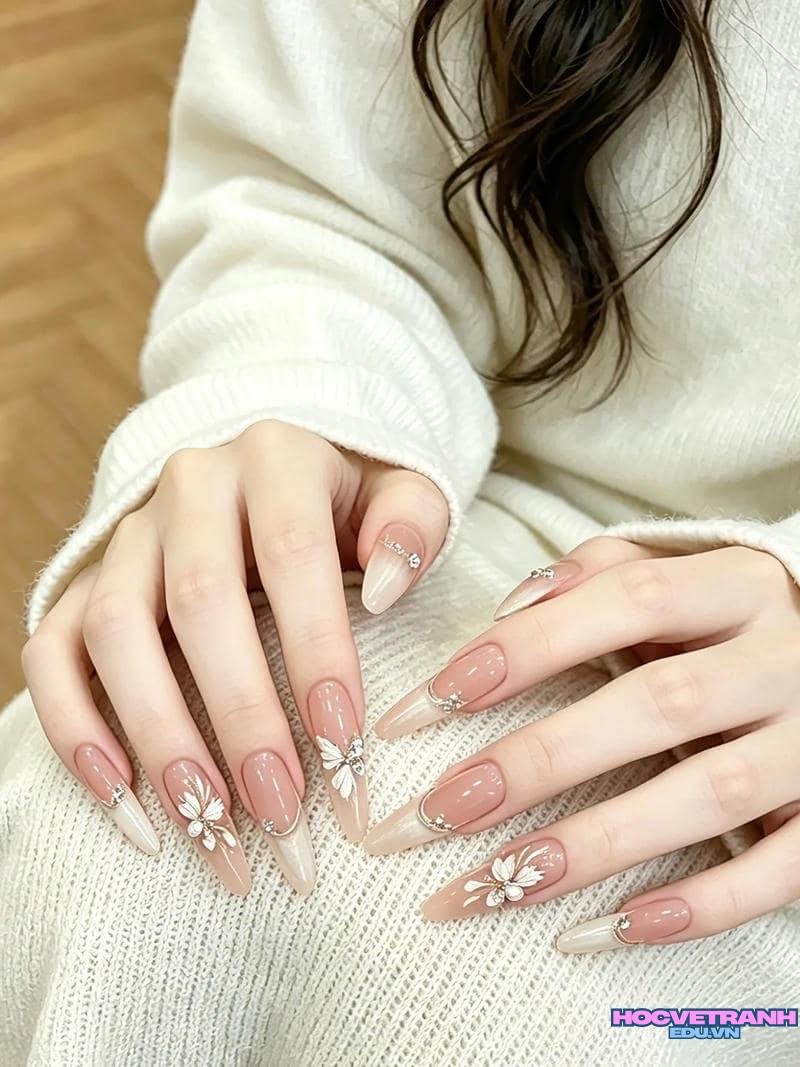 Ngắm bộ ảnh nail bướm mới chất lượng cao