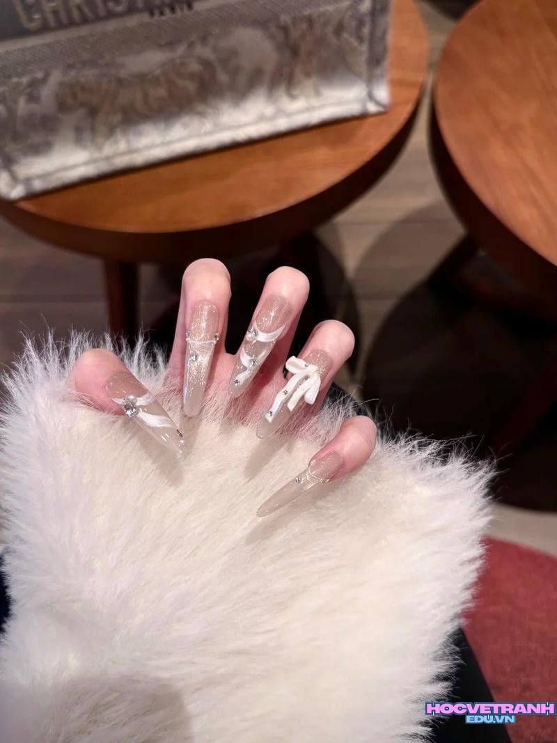 Ngắm bộ ảnh nail đính nơ đẹp cực hot