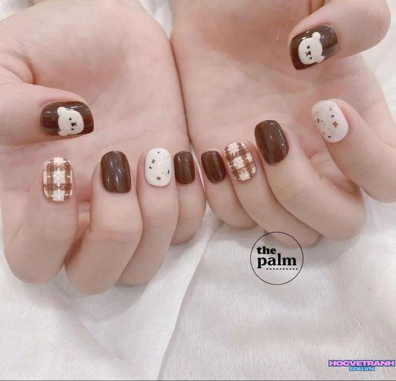 Ngắm bộ ảnh nail gấu mới chất lượng cao