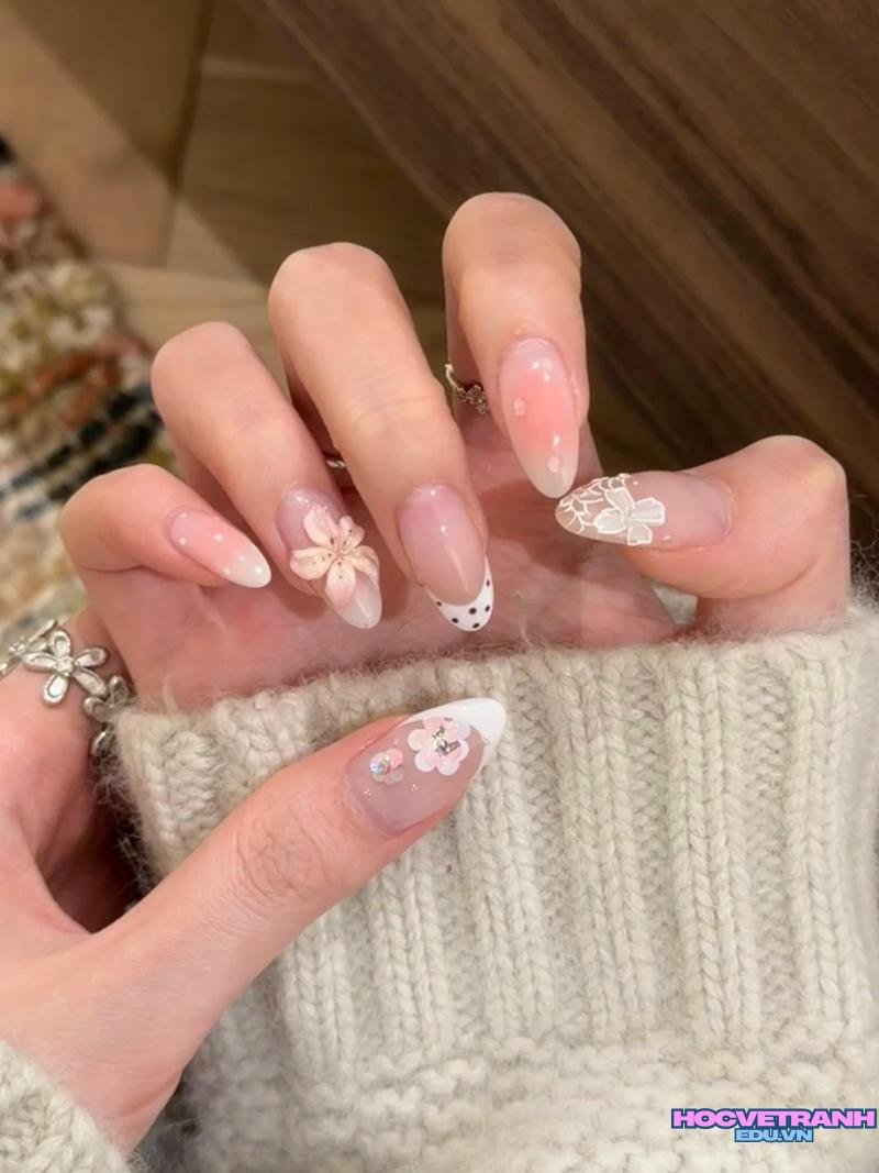 Ngắm bộ ảnh nail hàn quốc mới chất lượng cao