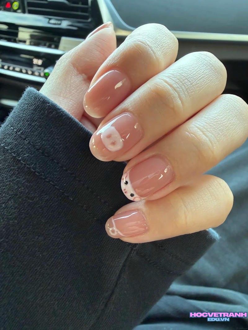 Ngắm bộ ảnh nail hình con heo mới chất lượng cao