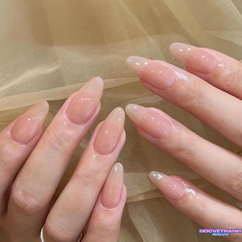 Ngắm bộ ảnh nail màu nude mới chất lượng cao