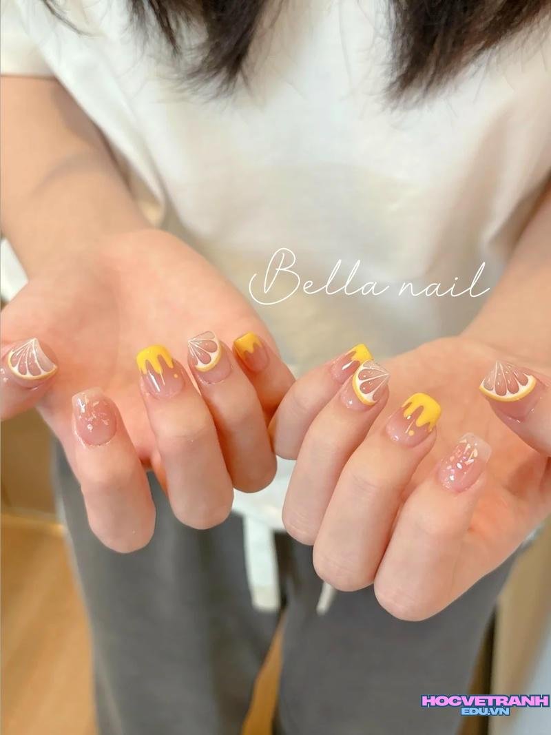 Ngắm bộ ảnh nail trái cây cực hot