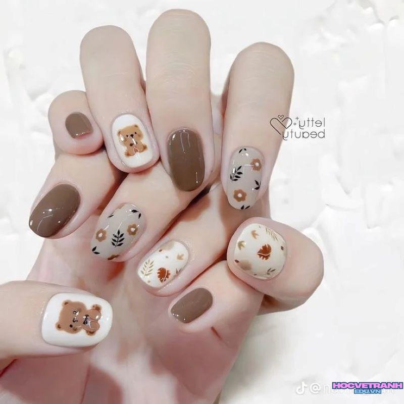 Tải ảnh nail gấu mới nhất