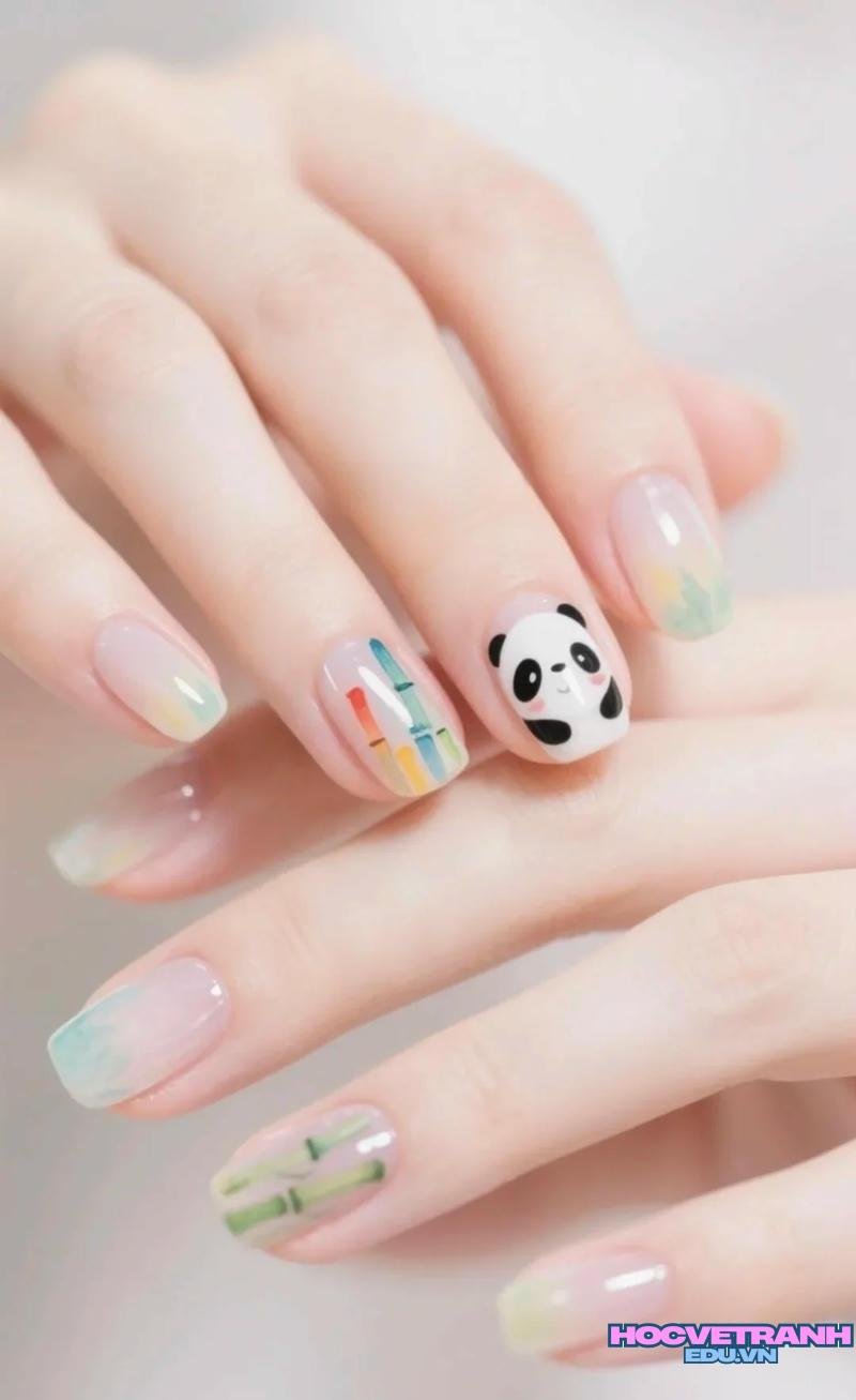 Tải ảnh nail gấu trúc mới nhất