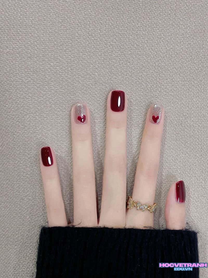 Tải ảnh nail trái tim mới nhất