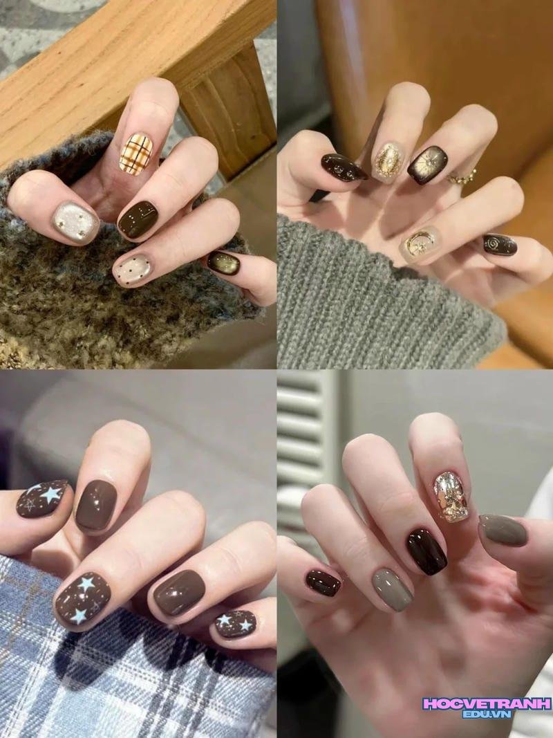 Tải về ảnh nail màu nâu miễn phí