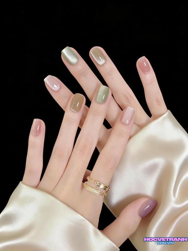 Tải về ảnh nail móng ngắn mới