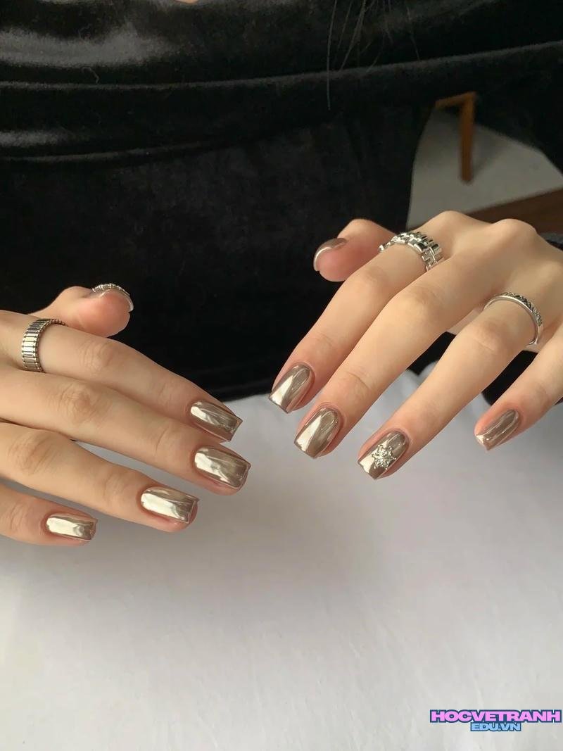Tải về ảnh nail tráng gương miễn phí