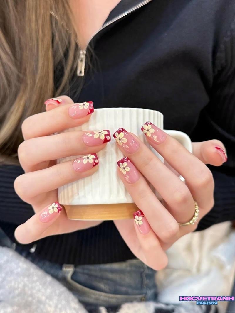 Tải về ảnh nail vẽ hoa miễn phí