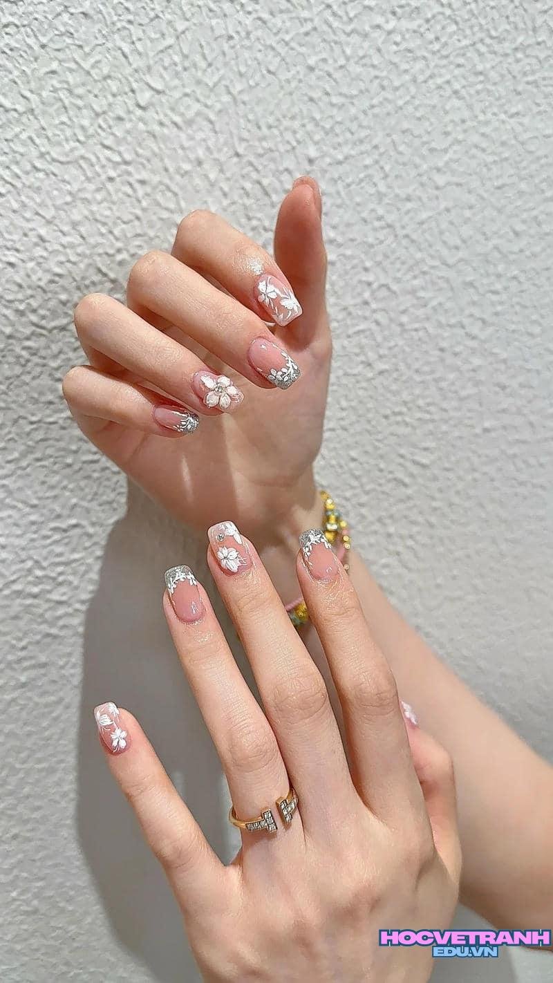 Tải về ảnh nail vẽ hoa mới