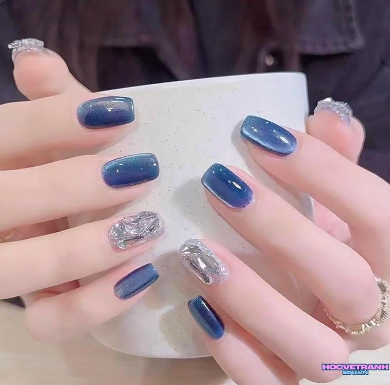 Tải về ảnh nail xanh dương mới