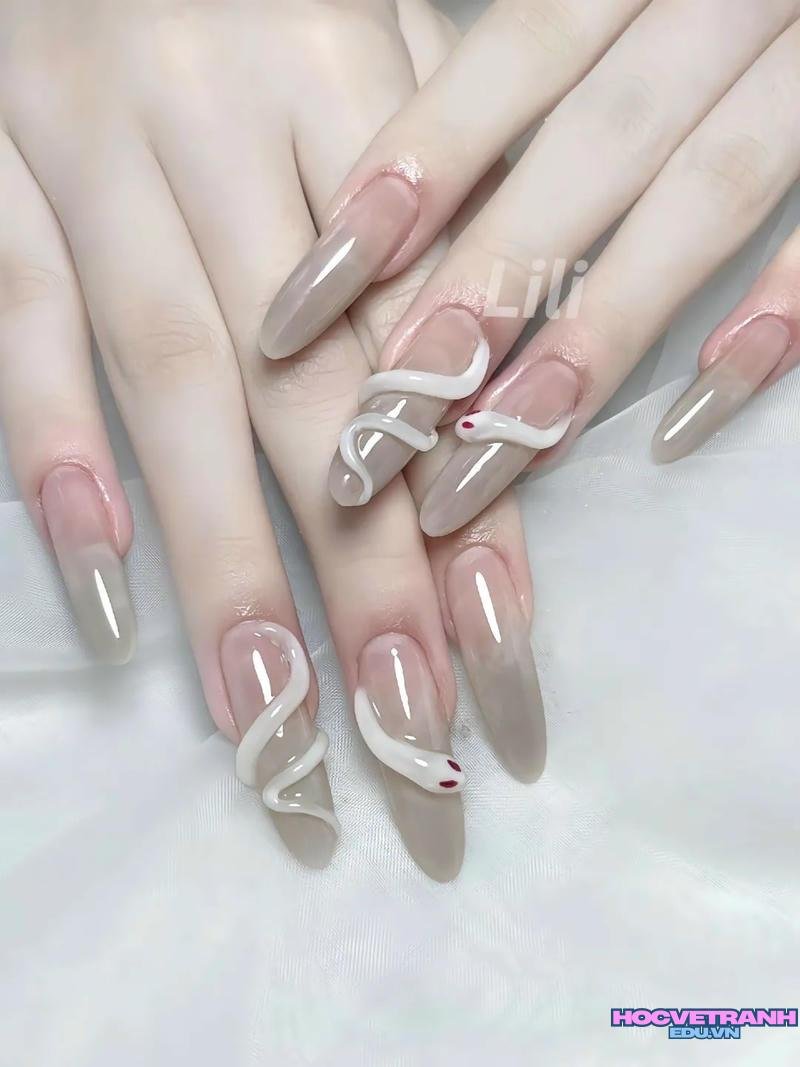 Tổng hợp ảnh nail con rắn chất lượng nhất