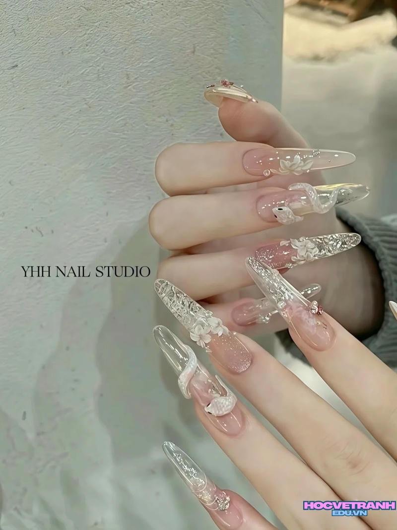Tổng hợp ảnh nail con rắn hot
