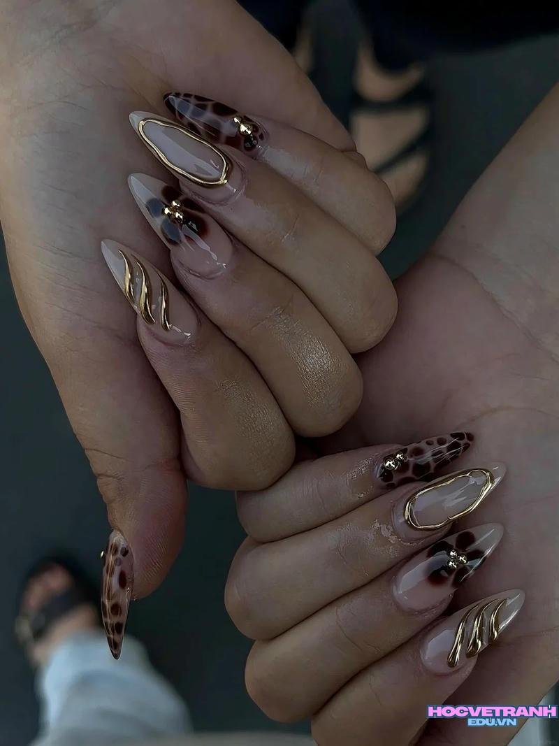Tổng hợp ảnh nail da báo chất lượng nhất