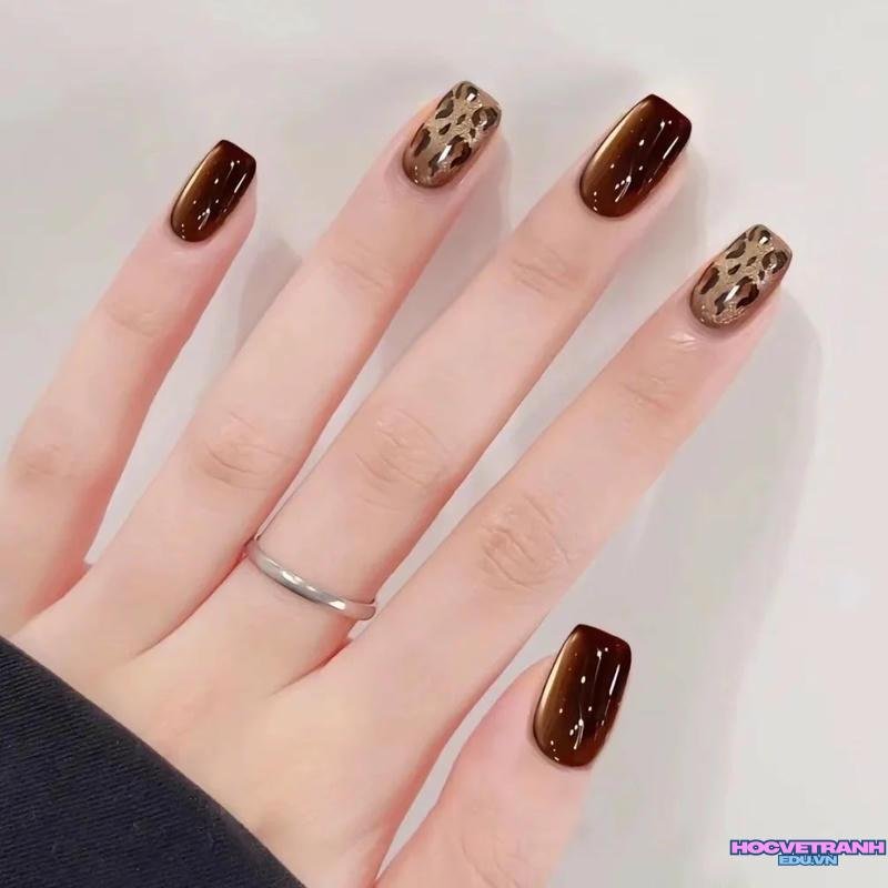 Tổng hợp ảnh nail da báo hot