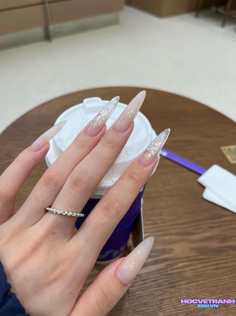 Tổng hợp ảnh nail kim tuyến chất lượng nhất