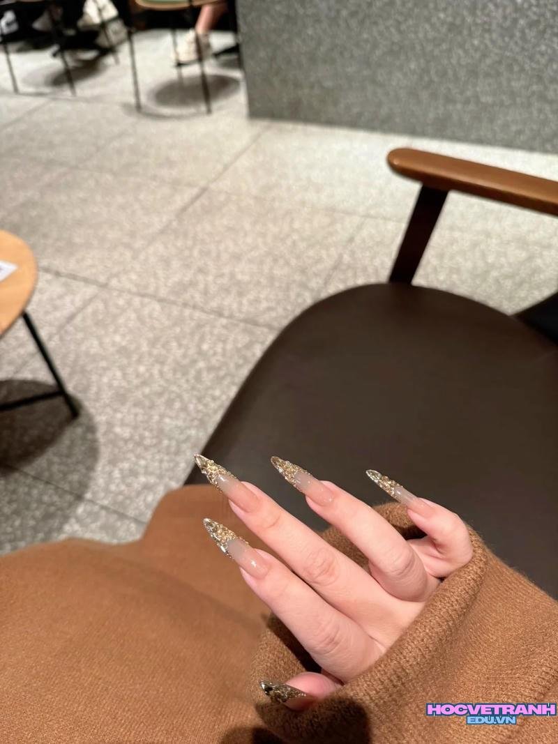 Tổng hợp ảnh nail kim tuyến hot