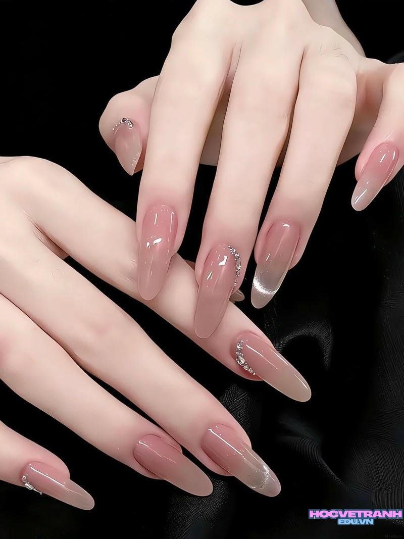 Tổng hợp ảnh nail màu nude chất lượng nhất