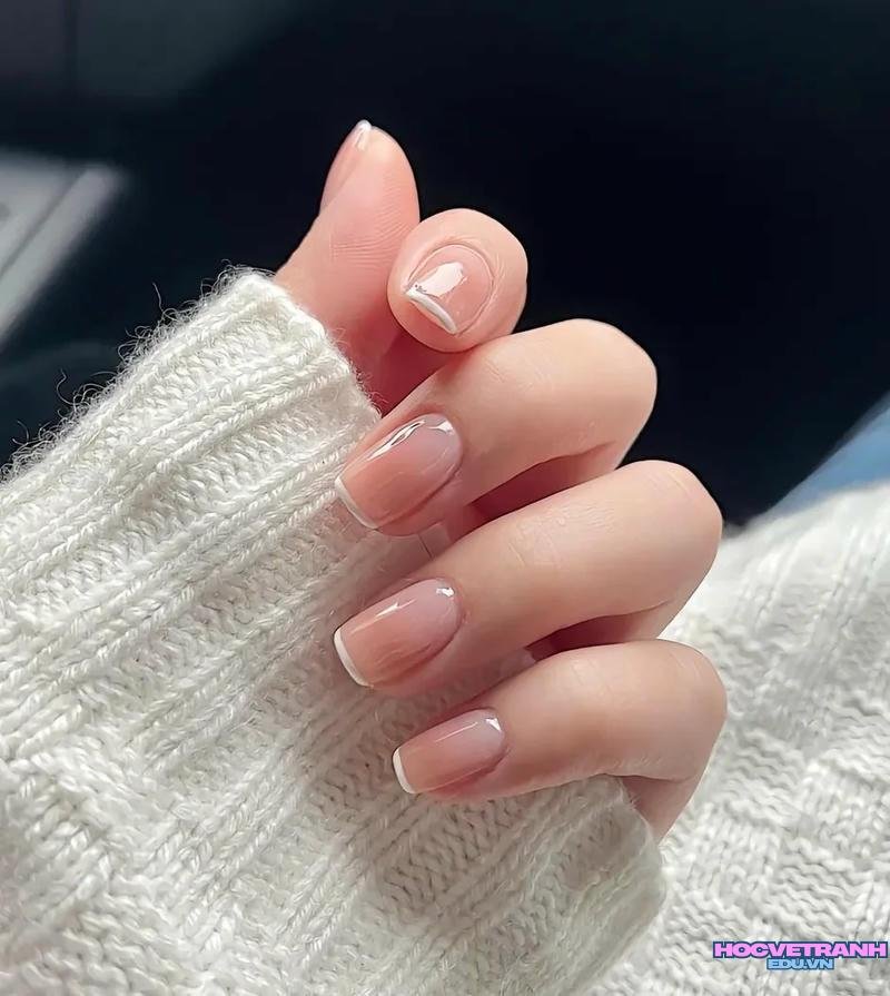 Tổng hợp ảnh nail màu nude hot