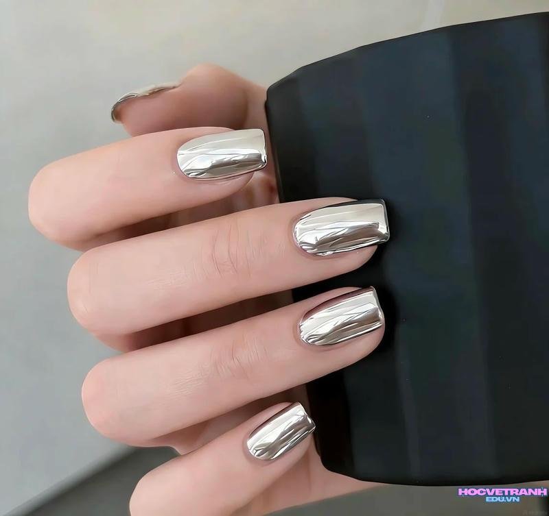 Tổng hợp ảnh nail tráng gương chất lượng nhất
