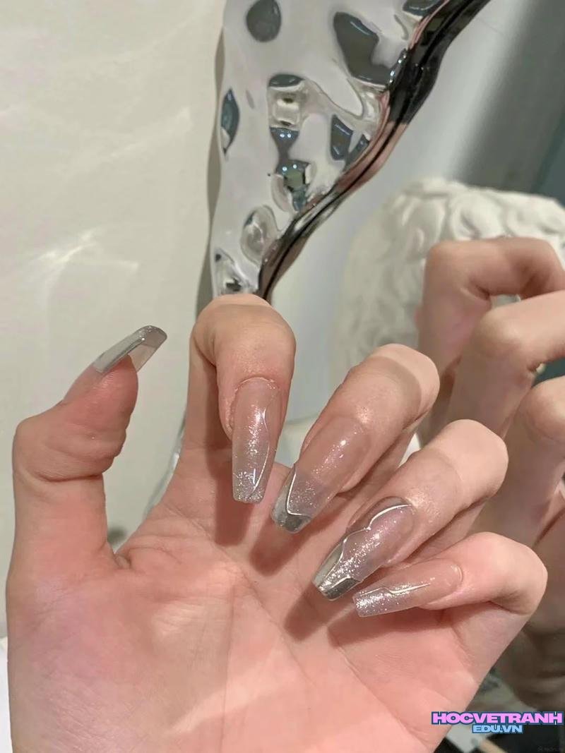Tổng hợp ảnh nail tráng gương hot
