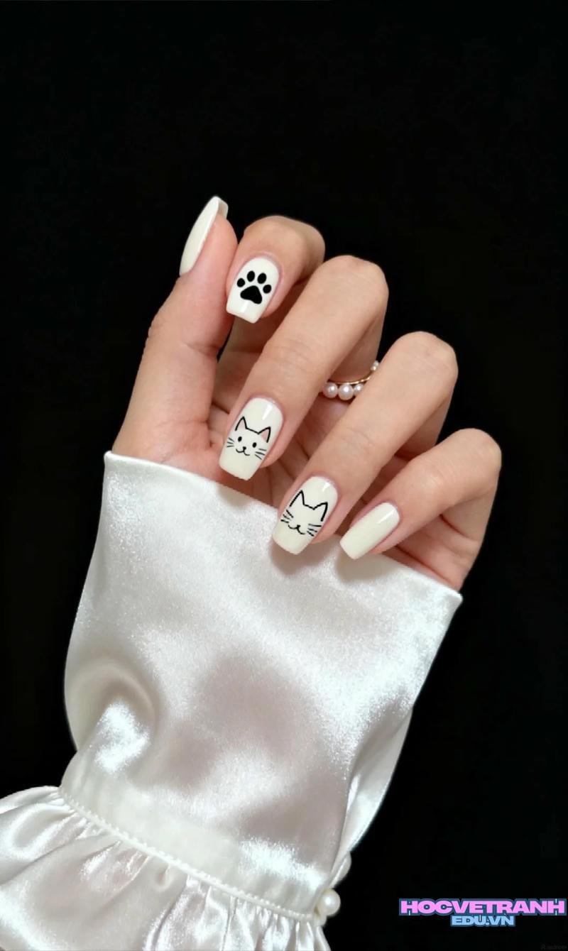 Tuyển chọn ảnh nail con mèo chất lượng nhất