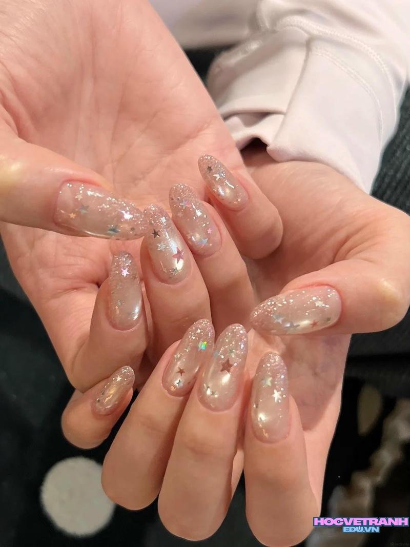 Tuyển chọn ảnh nail kim tuyến chất lượng nhất
