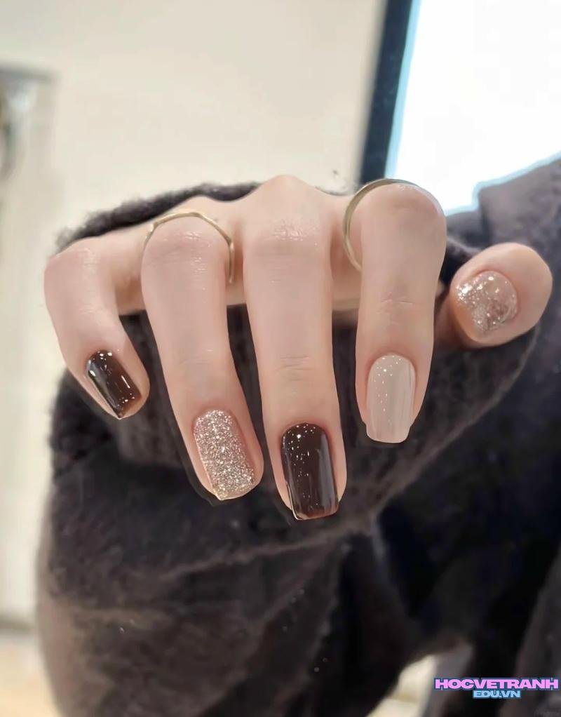 Tuyển chọn ảnh nail màu nâu chất lượng nhất