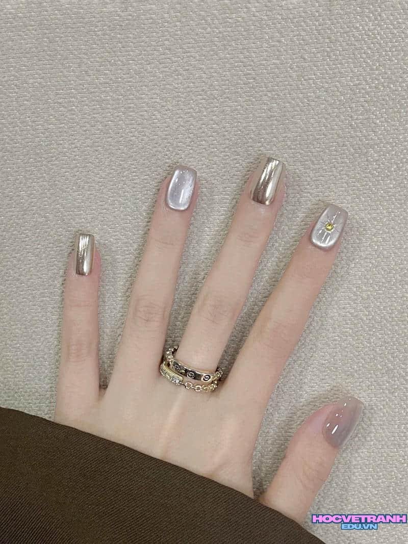 Tuyển chọn ảnh nail tráng gương chất lượng nhất