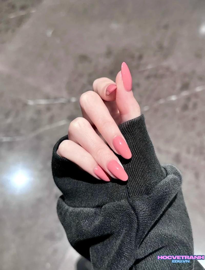 Tuyển tập bộ ảnh nail 1 màu miễn phí