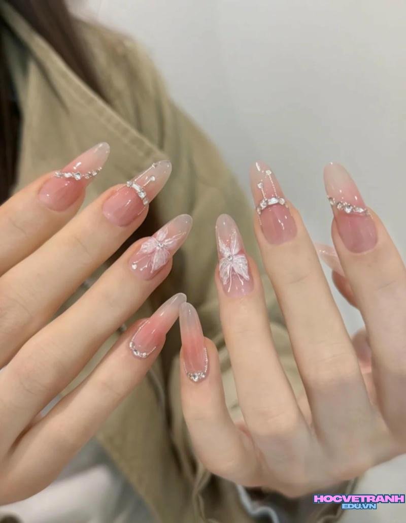 Tuyển tập bộ ảnh nail cô dâu miễn phí