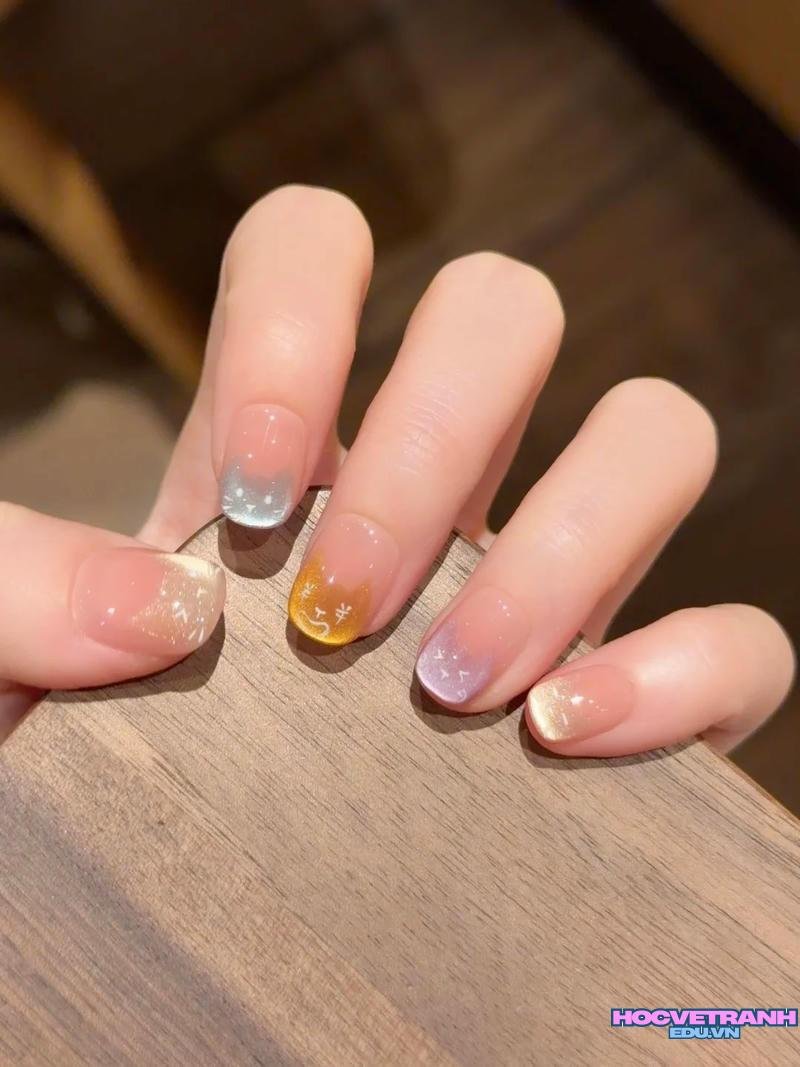 Tuyển tập bộ ảnh nail con mèo miễn phí