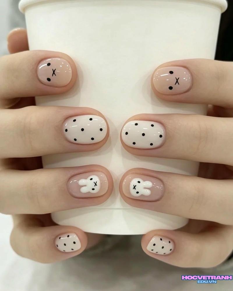 Tuyển tập bộ ảnh nail con thỏ trend nhất