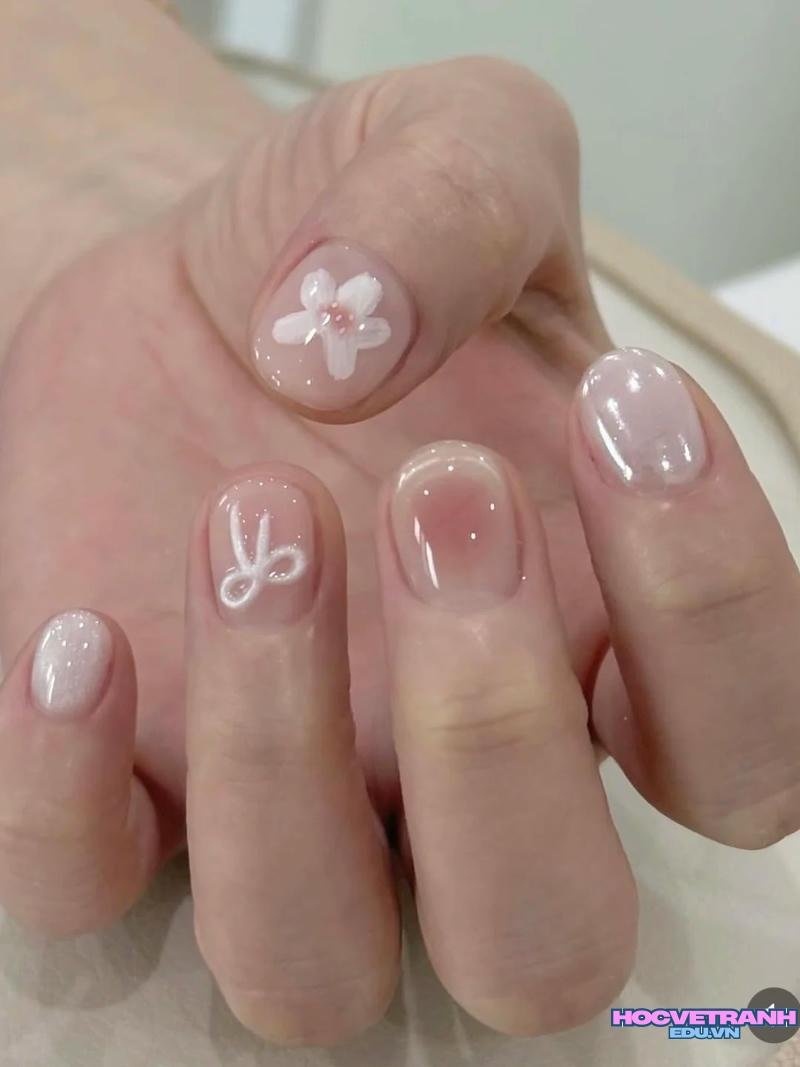 Tuyển tập bộ ảnh nail đơn giản cho học sinh miễn phí